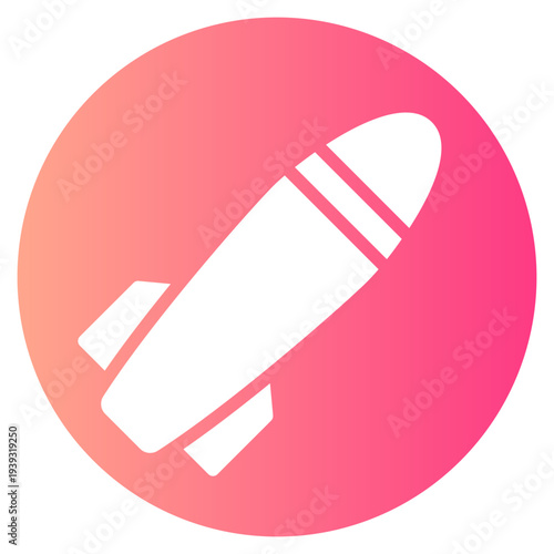 missile gradient icon