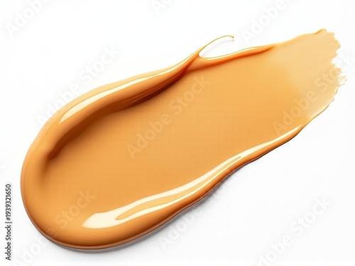 A drop of liquid on a white background, ideal for illustrating chemical reactions or laboratory experiments