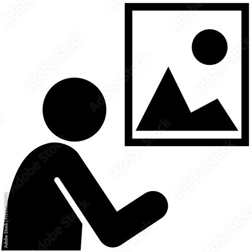 man with check mark on the screen