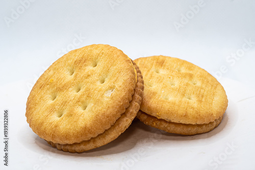 sweets, cookies, white background