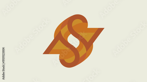 The logo features a sleek design of intertwined shapes in tones of orange, signifying connection and unity, with a modern aesthetic reflecting innovation and creativity.