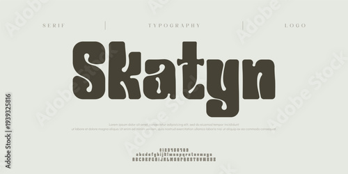 Skatyn, Creative digital sport Modern Future Alphabet Font. Typography urban style fonts for technology, digital, movie logo design regular and italic. vector illustration
