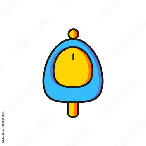 Color Toilet urinal or pissoir icon isolated on white background. Urinal in male toilet. Washroom, lavatory, WC. Flat filled outline style with shadow. Vector