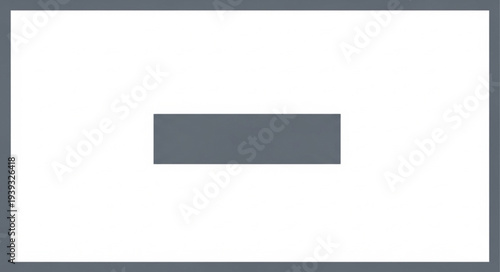 Gray rectangle on a white background.