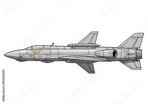 Fighter Jet Aircraft Military Plane.