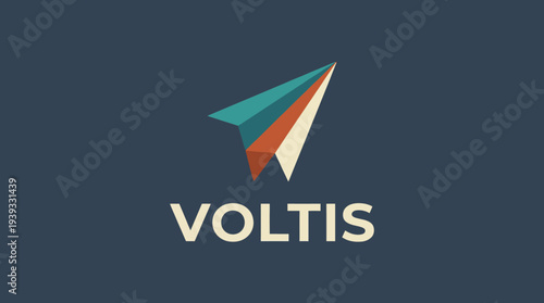 This image features a contemporary logo design, showcasing dynamic shapes and lively colors that represent innovation and creativity for modern branding.