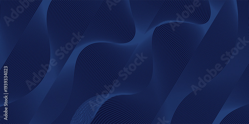 Premium background design with diagonal dark blue line pattern. Vector template for digital luxury banner, invitation, voucher