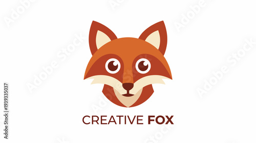 This image features an adorable fox logo design, symbolizing cleverness and creativity, perfect for brands focused on playfulness, innovation, and engagement in various fields.