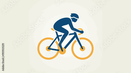 A stylish image showcasing a cyclist in motion, capturing the essence of speed, fitness, and adventure, which is great for health, sport, and lifestyle brands.