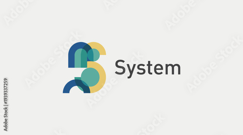 This image features a vibrant modern design composed of interlocking shapes, showcasing various colors and forms that create a sense of harmony and creativity.