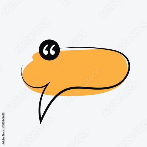 Speech bubble in popart style