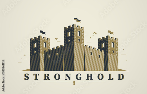 Fortress architecture representing legacy, continuity and permanence, conveying inherited stability, long-term protection and trust built across generations.