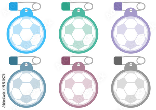 サッカー■サッカーボールのネームプレイト