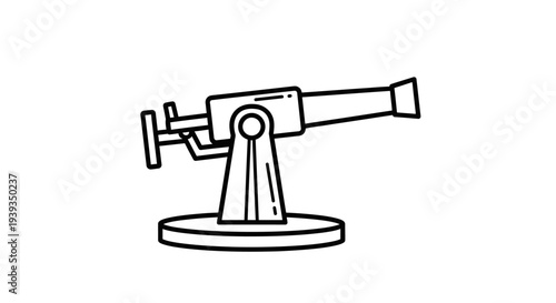 Telescope on a stand instrument.
