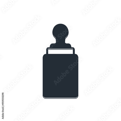 Black Baby bottle icon isolated on white background. Feeding bottle icon. Milk bottle sign. Vector