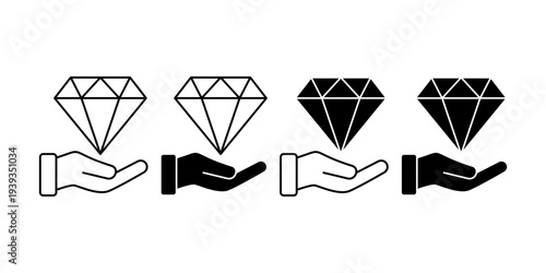 Unique Value Proposition Concept Showing Brand Differentiation And Customer Benefit Icons