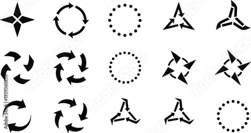 Black dragon logo vector collection featuring various mythical creature silhouettes in circular frames and tribal styles for brand identity and gaming.