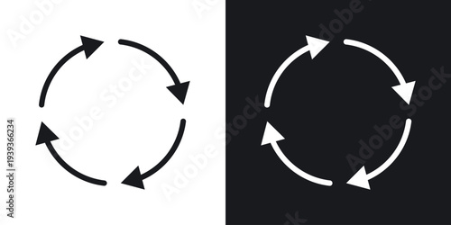 Life cycle icon set in black and white stroke lines