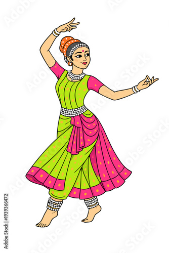 Woman doing kathak