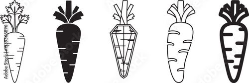 Set of five stylish cocktail shakers thin line art vector illustration flat design scalable graphic