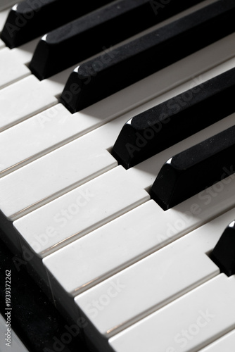 фотографія Monochrome piano keys orchestrate a symphony of nostalgia and surreal harmony, i