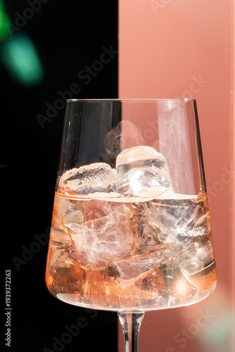 Slika na platnu Effervescent elixir twinkles within a crystal chalice, capturing the gossamer al