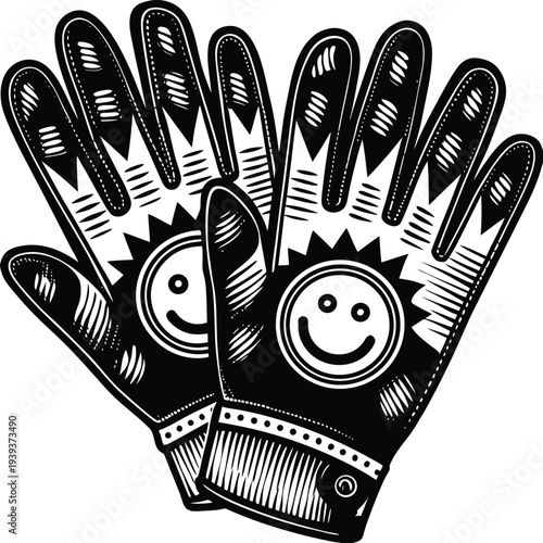 black and white hand drawn vector illustration