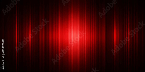 Abstract red background with stage lines and velvet curtain texture creating a cinematic theater backdrop for movie show entertainment illustration