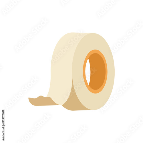This image illustrates a roll of tape, representing versatility and practicality in everyday use, essential for crafting, repairing, or organizing various items in daily life.