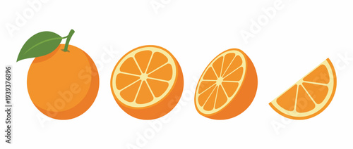 Displaying an orange split into segments, this image captures the juicy, vibrant fruit, evoking freshness and health along with a sense of enjoyment.