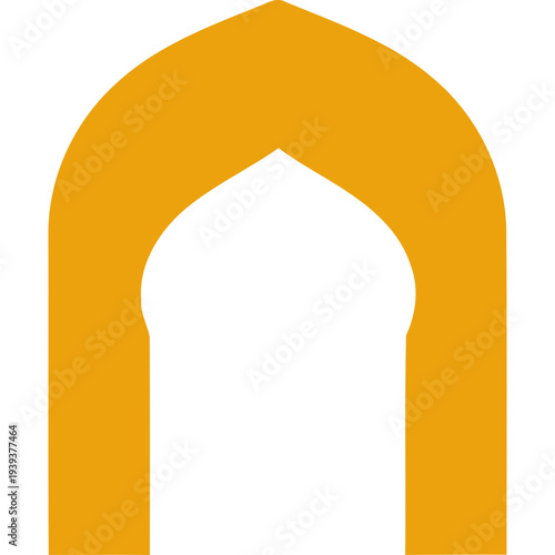 Islamic Archway Design: A striking visual of a traditional Islamic archway, a symbol of heritage, faith, and architectural beauty. Its simplicity belies a depth of cultural significance.