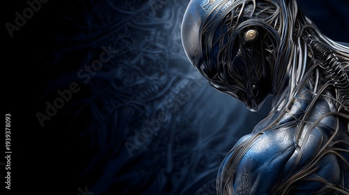 Wallpaper Mural Biomechanical halloween guardian Torontodigital.ca