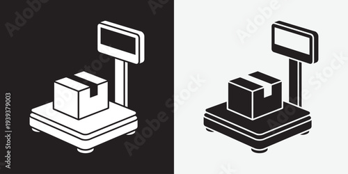 Isometric Digital Weighing Scale with Package