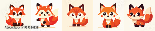vector of a fox