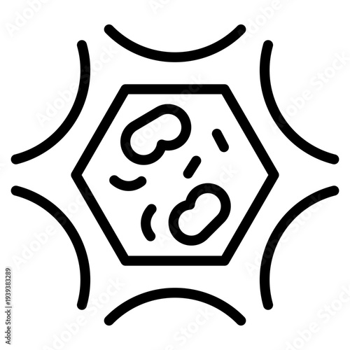 Plant Cell  Icon Element For Design