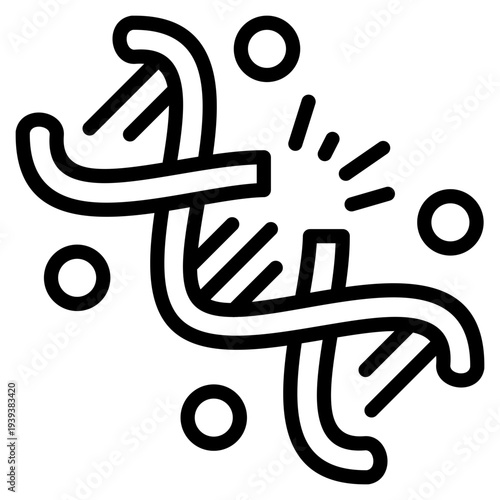 Genetic Mutation  Icon Element For Design