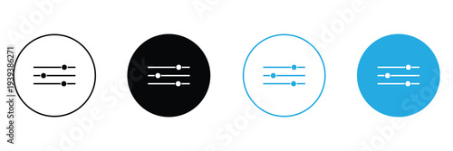 Filter vector icon. Funnel symbol for search, refine, and sorting options eps 10