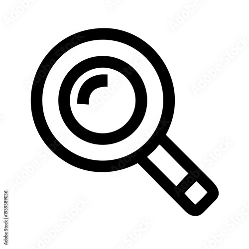 vector magnifying glass icon