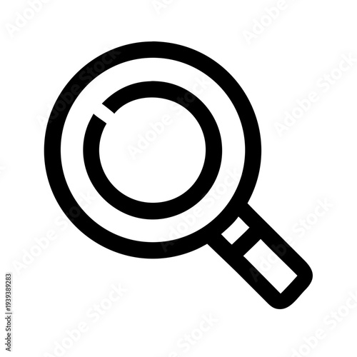 vector magnifying glass icon