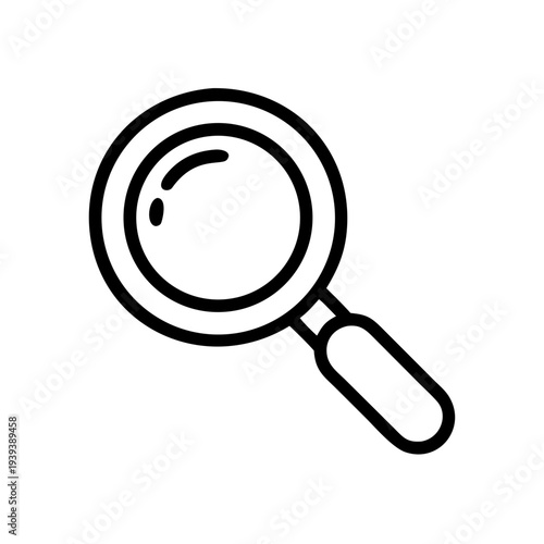 vector magnifying glass icon