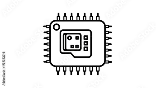 Microchip Circuit Board Electronic Component.