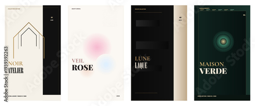 Futuristic magazine cover templates, cyberpunk editorial layouts, techno sci fi poster design, neon digital magazine covers, modern technology graphic design templates