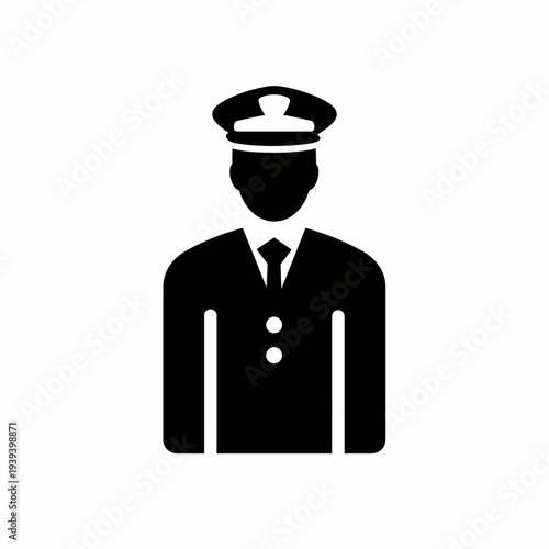 Professional Security Services Logo Design with Guard Silhouette and Padlock Symbol for Protection Safety and Surveillance Business Branding Identity Concept