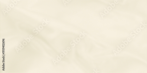 Vintage beige halftone paper texture. Retro craft ecru wallpaper with speckles, flecks, particles. Light cream grunge grain overlay background. Dirty dotted specked canvas material backdrop. Vector