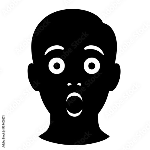 Man shocked expression black white icon 17.20% 407 337
