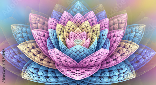 Crochet Lotus Flower Mandala Pattern