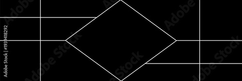 Old elegant album for 13 pictures. Vector collage template on black background. Futuristic layout for gallery photo. Image frame for mood board. Memory wall.