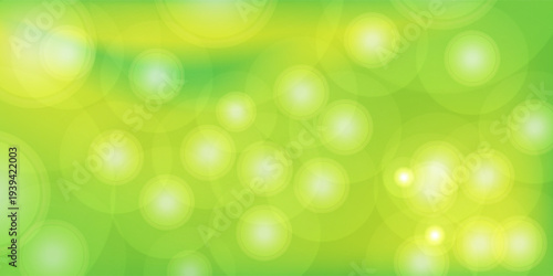 Lime green and yellow abstract gradient vector background with dots/ bubbles all over .eps.10