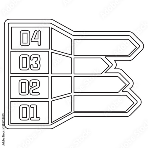 Sequential Process Infographic
