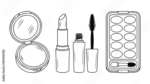 beauty products for makeup and cosmetics applications